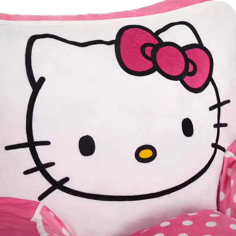 Sedia in peluche per bambini in schiuma compressa, rosa