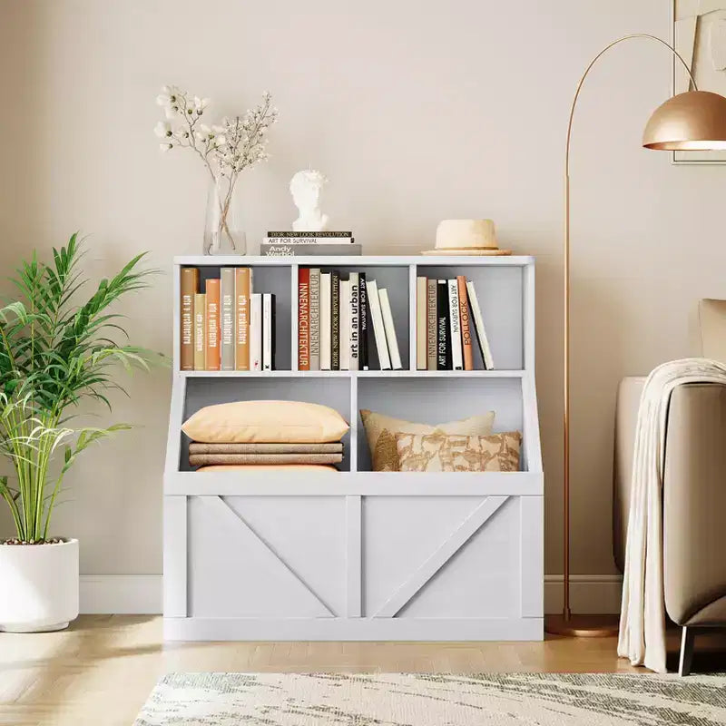 Libreria per bambini e contenitore porta giochi per sala giochi, cameretta, asilo nido e scuola materna