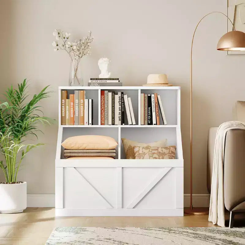 Libreria per bambini e contenitore porta giochi per sala giochi, cameretta, asilo nido e scuola materna