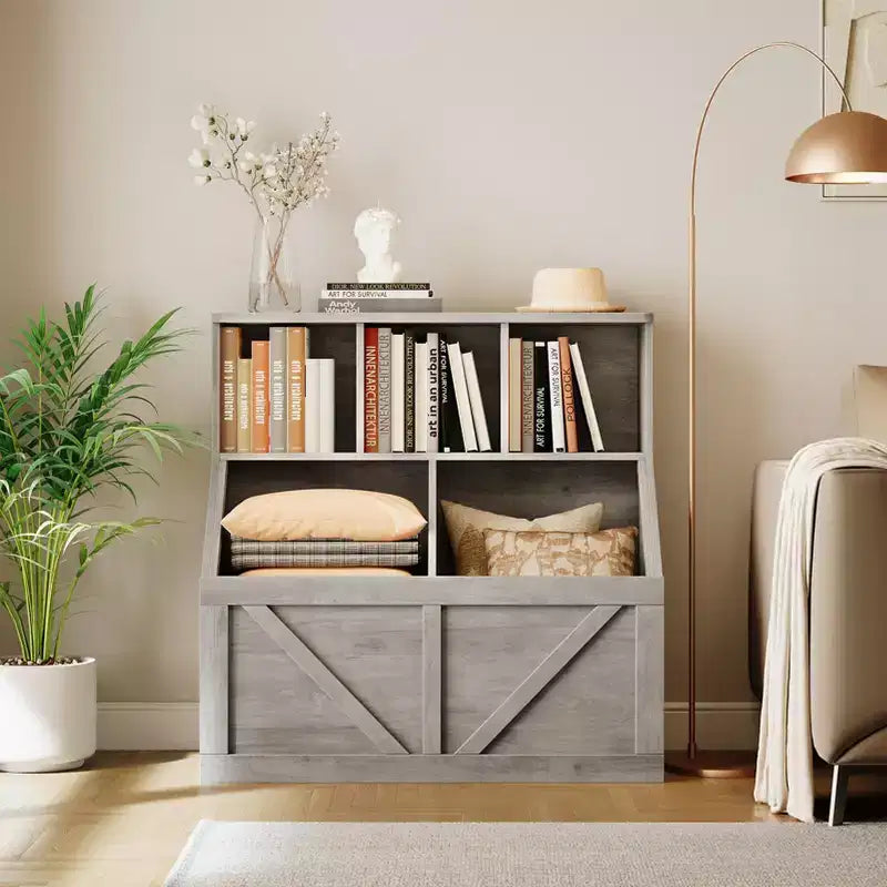 Libreria per bambini e contenitore porta giochi per sala giochi, cameretta, asilo nido e scuola materna