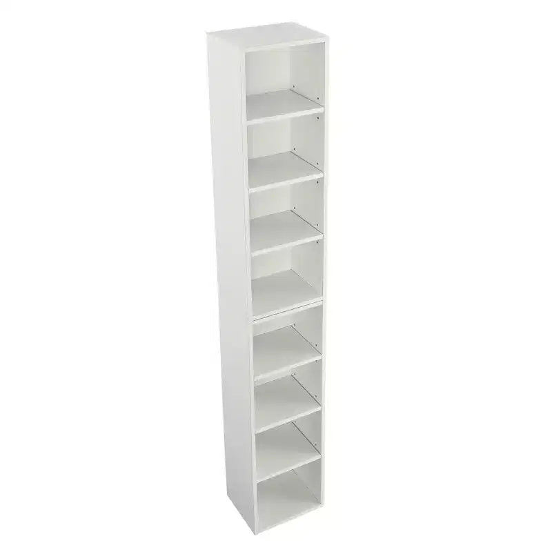 Libreria alta e stretta a 7 ripiani in MDF 29,5 x 180 cm
