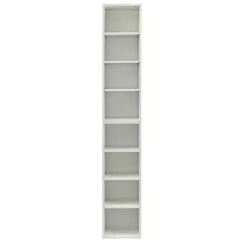 Libreria alta e stretta a 7 ripiani in MDF 29,5 x 180 cm