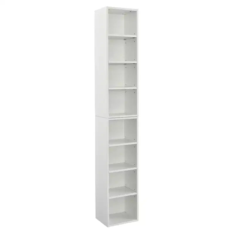 Libreria alta e stretta a 7 ripiani in MDF 29,5 x 180 cm