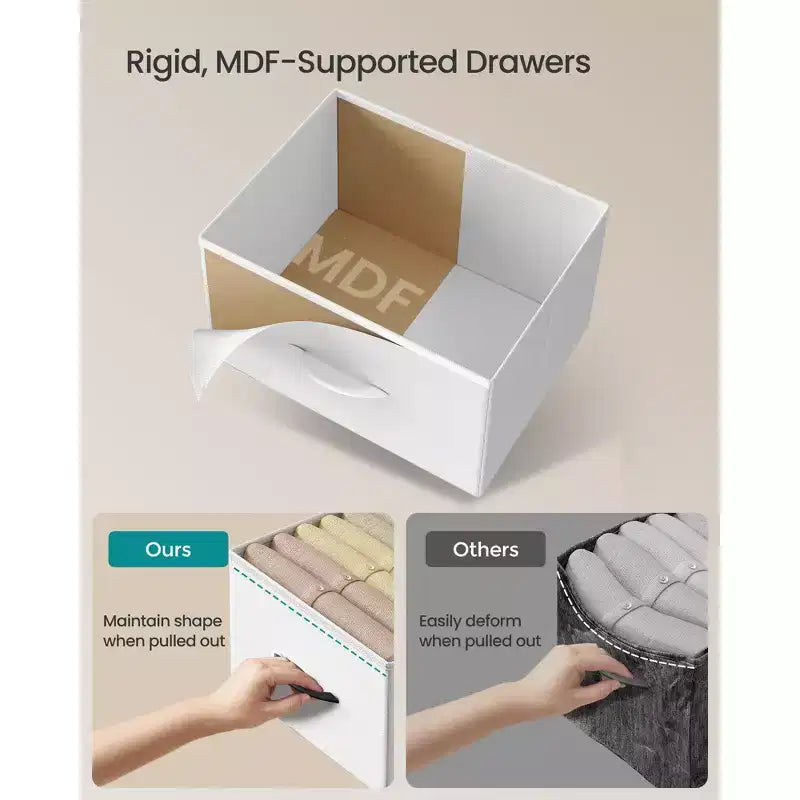 Steel Non-Woven Fabric 9-Drawer Storage Dresser