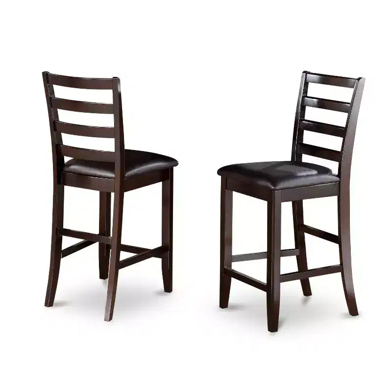 Asian Rubberwood Counter Height Dining Set 7-Piece 54'' x 36''