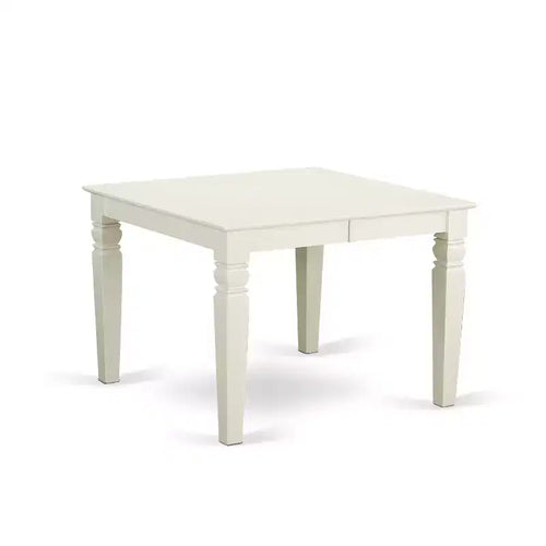 Set tavolo da pranzo in legno di gomma asiatico con sedie in similpelle 60'' x 30''