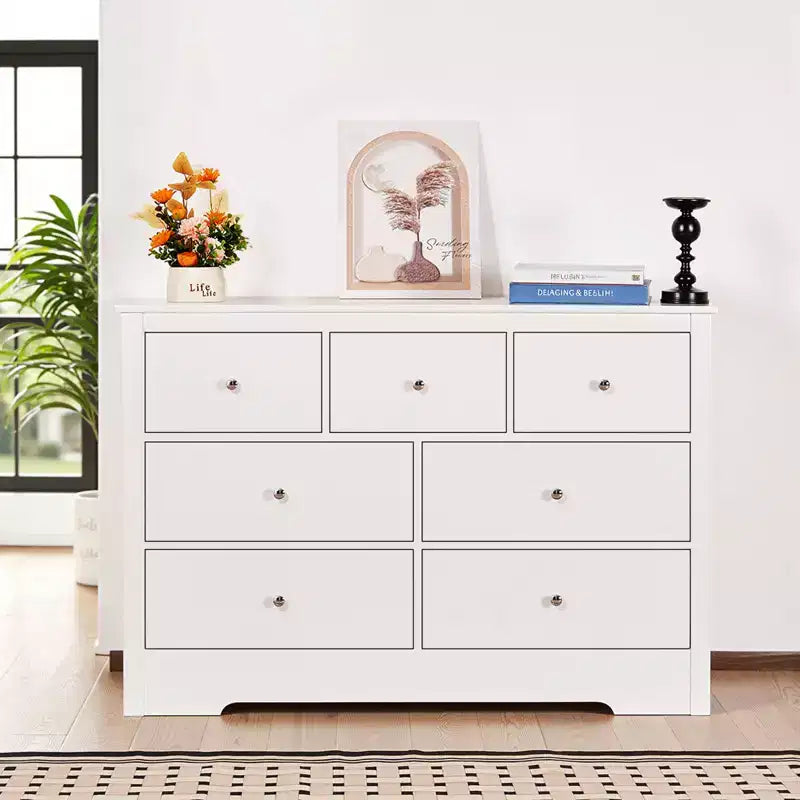 Particle Board 7-Drawer Dresser 47.2'' x 32''