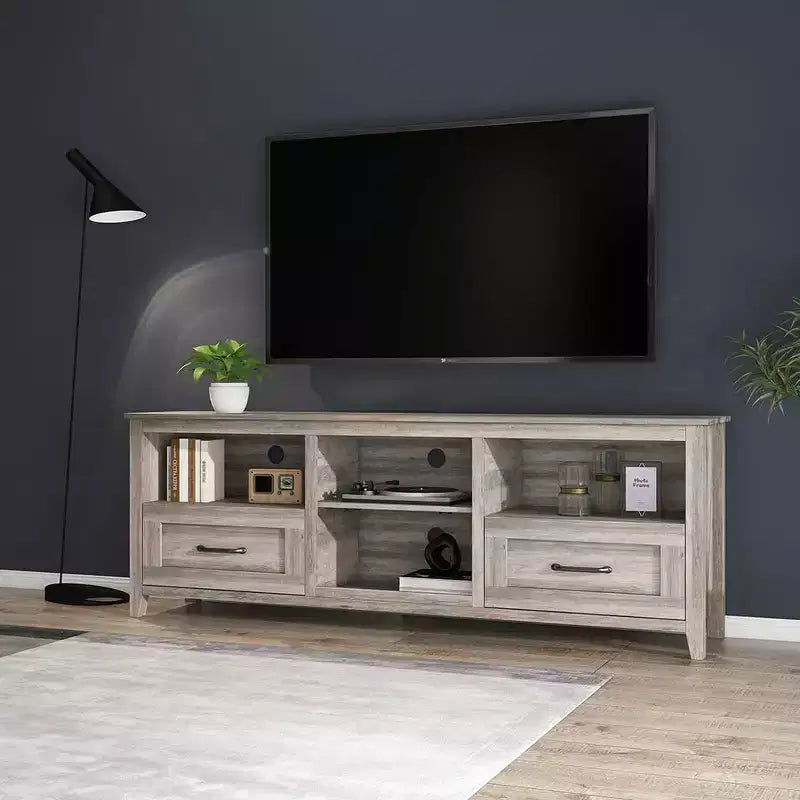 Mobile TV in MDF di cedro 74'' x 20.5''