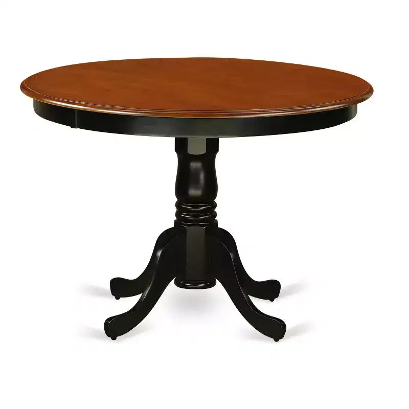 Tavolo da pranzo rotondo asiatico in legno di gomma 42'' x 29.5''