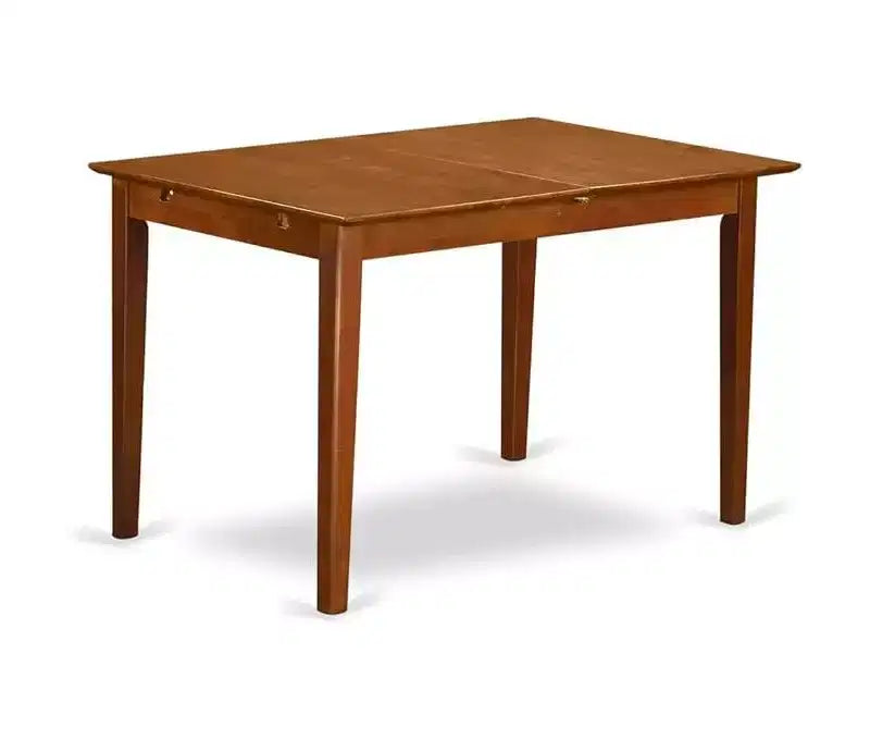 Tavolo da pranzo allungabile in legno di gomma asiatico 60'' x 30''