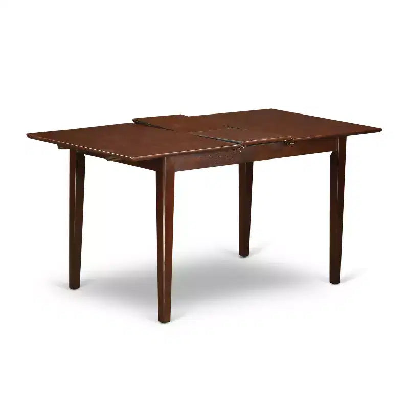 Tavolo da pranzo allungabile in legno di gomma asiatico 60'' x 30''