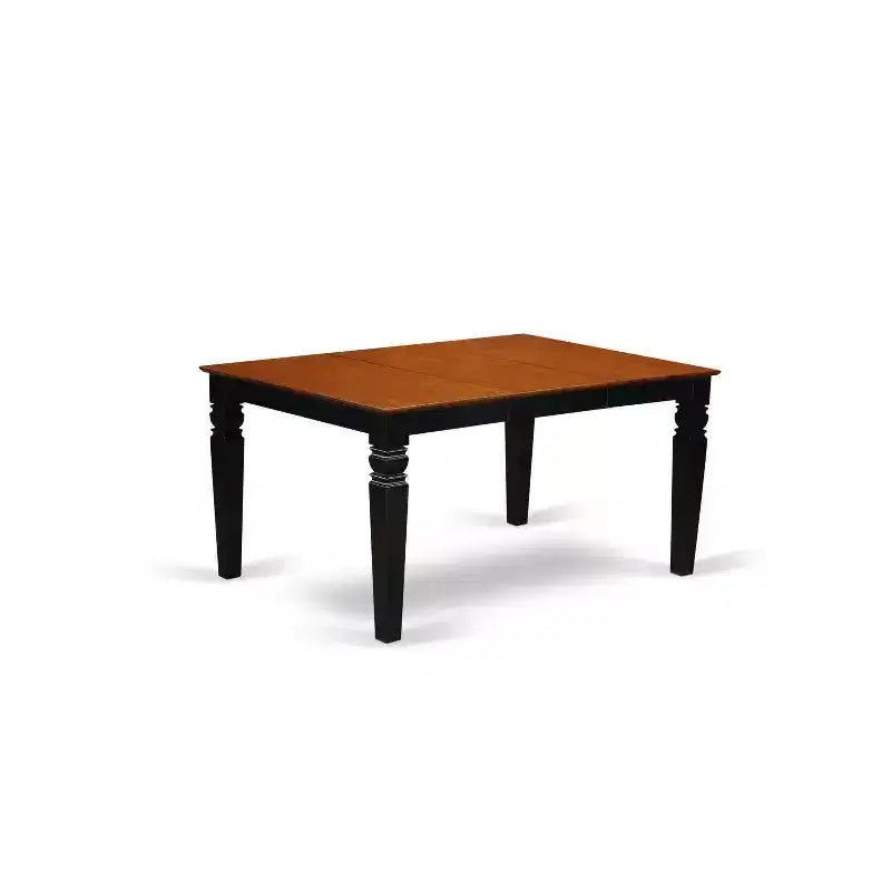 Asian Rubberwood Extension Dining Table 60'' x 42''
