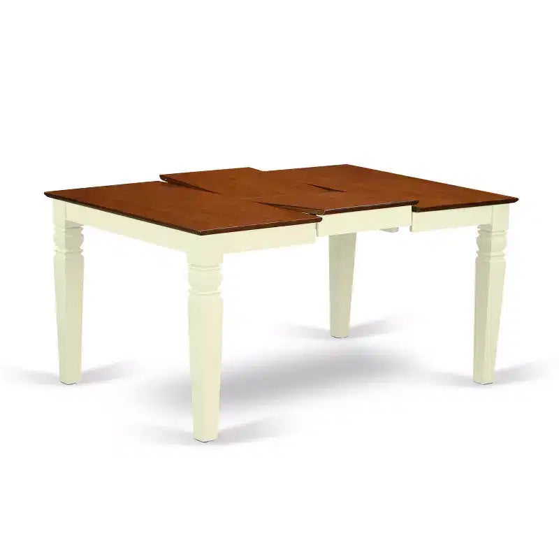 Asian Rubberwood Extension Dining Table 60'' x 42''