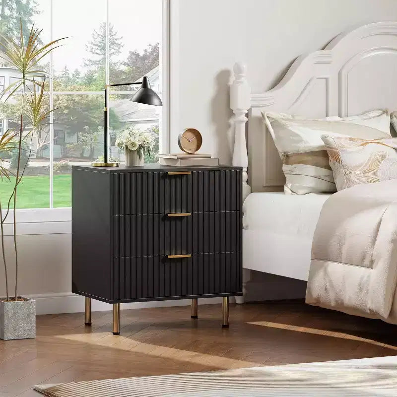 MDF 3-Drawer Dresser 27.56'' x 29.72''