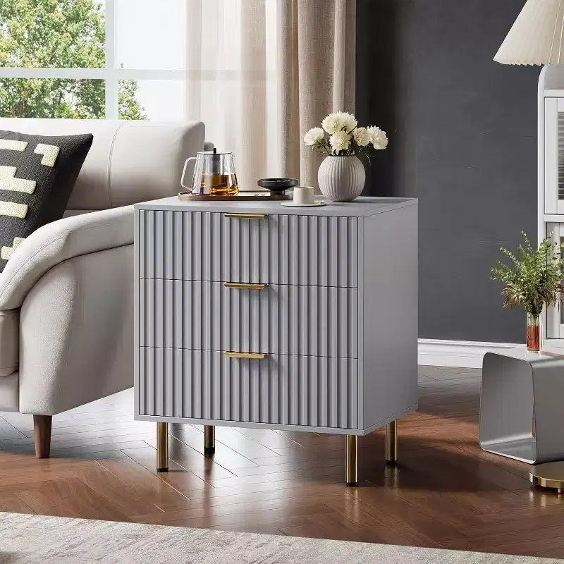 MDF 3-Drawer Dresser 27.56'' x 29.72''