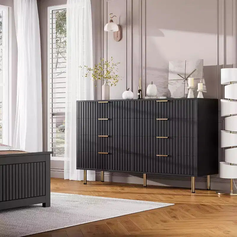MDF 8-Drawer Dresser 55.12'' x 33.46''