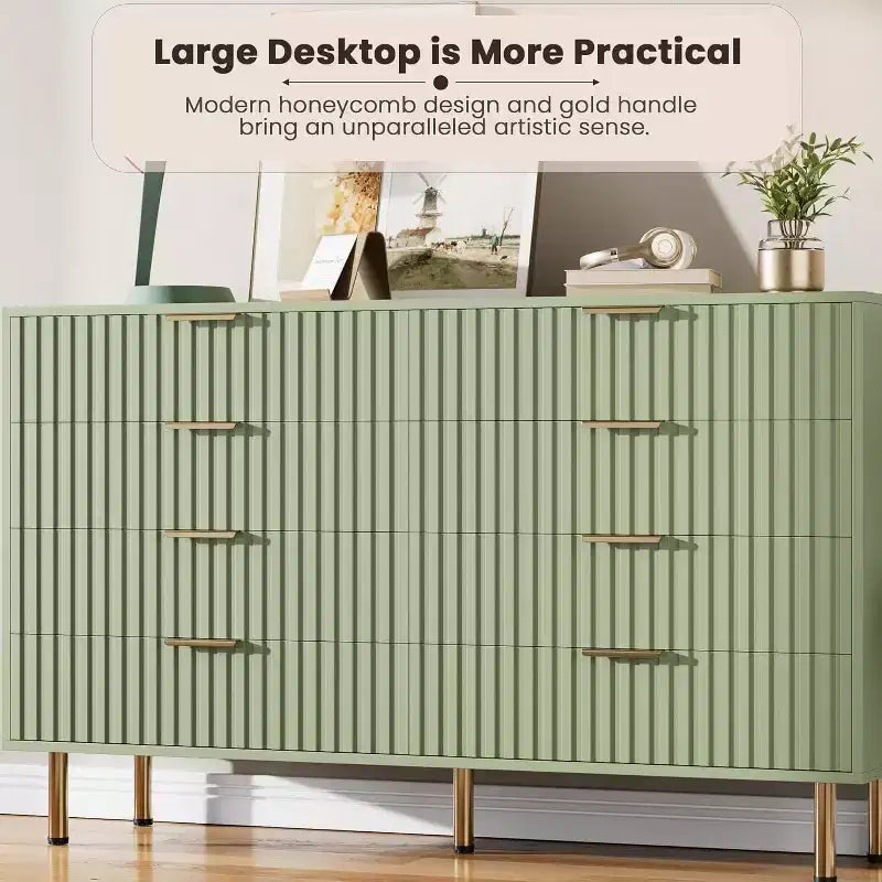 Comò a 8 cassetti in MDF 140 cm x 85 cm