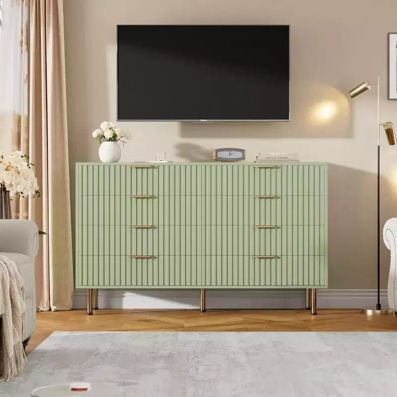 Comò a 8 cassetti in MDF 140 cm x 85 cm