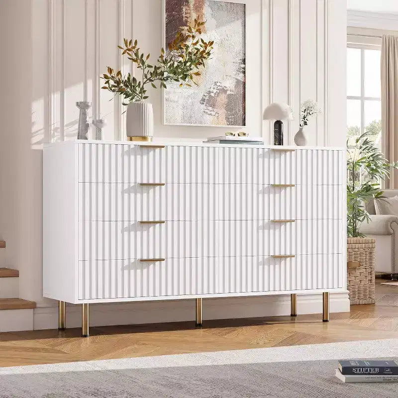 Comò a 8 cassetti in MDF 140 cm x 85 cm