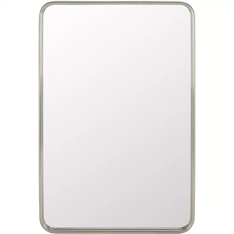 Base Mirror - 24 x 36 - MRR4006 - Chrome - Safavieh