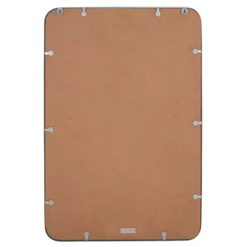 Specchio rettangolare da parete, cornice cromata, 60 x 90 cm