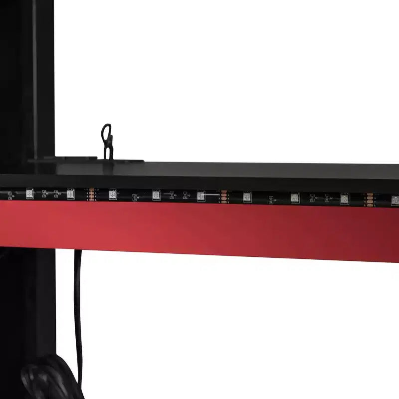 Letto a soppalco da gioco in legno a grandezza naturale con scrivania e armadio, porta USB e luce LED per cameretta di bambini, ragazzi e adulti