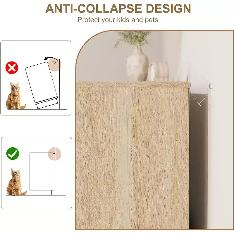 Cassettiera a 5 cassetti in legno ingegnerizzato di rattan 75,9 x 118,9 cm