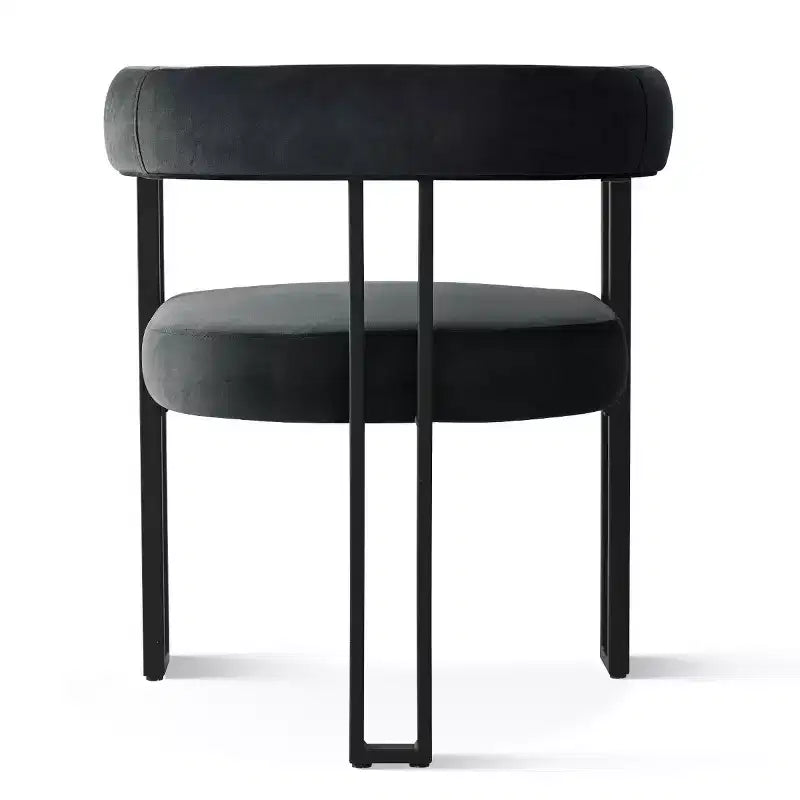 Set di 6 sedie da pranzo in velluto e metallo 62 cm x 72 cm