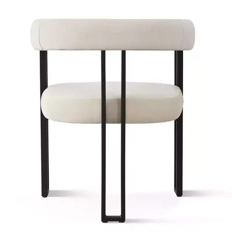 Set di 6 sedie da pranzo in velluto e metallo 62 cm x 72 cm