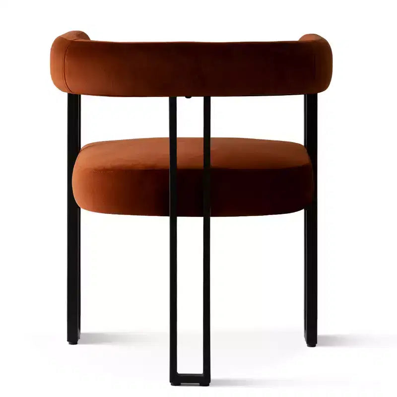 Set di 6 sedie da pranzo in velluto e metallo 62 cm x 72 cm