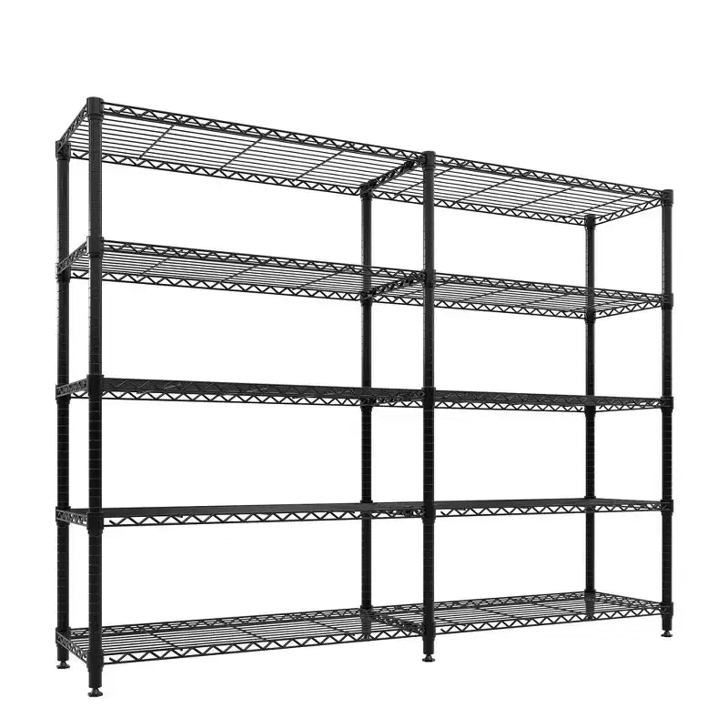 Scaffalatura in metallo a 5 ripiani 180 cm x 179 cm