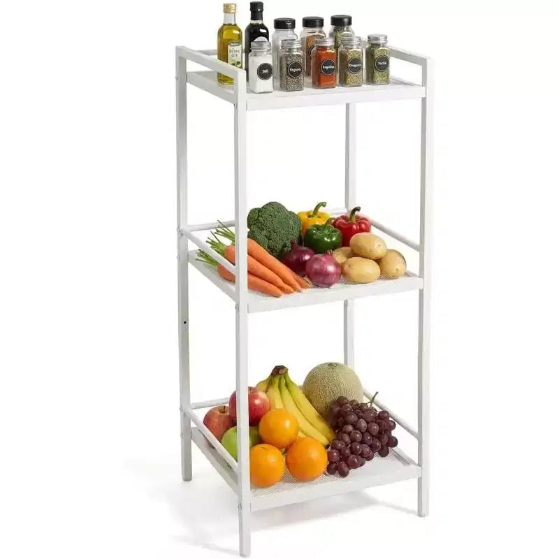 Carbon Steel 3/4-Tier Storage Rack 39cm x 87/112cm