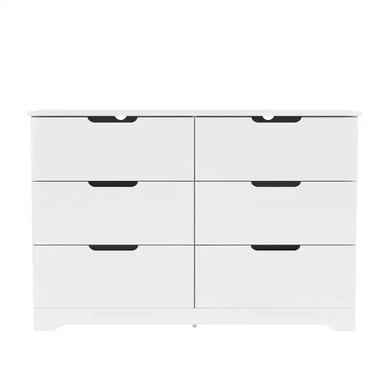 Manufactured Wood 6-Drawer Dresser 47'' x 31.7''