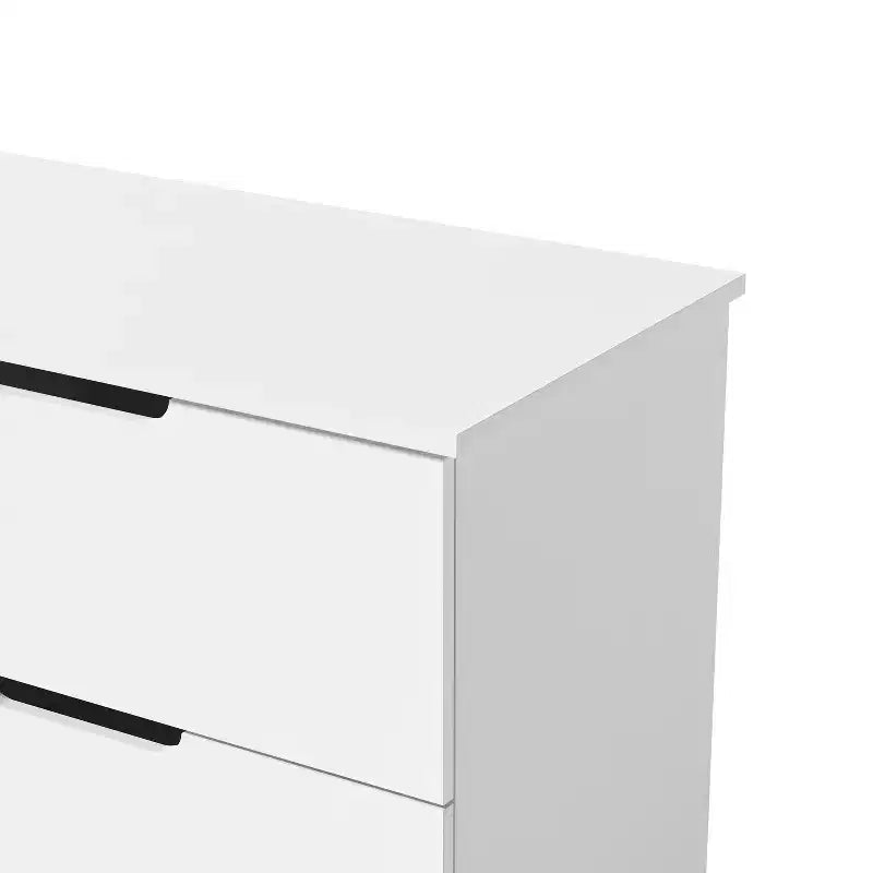 Comò a 6 cassetti in legno composito 119 cm x 80,5 cm