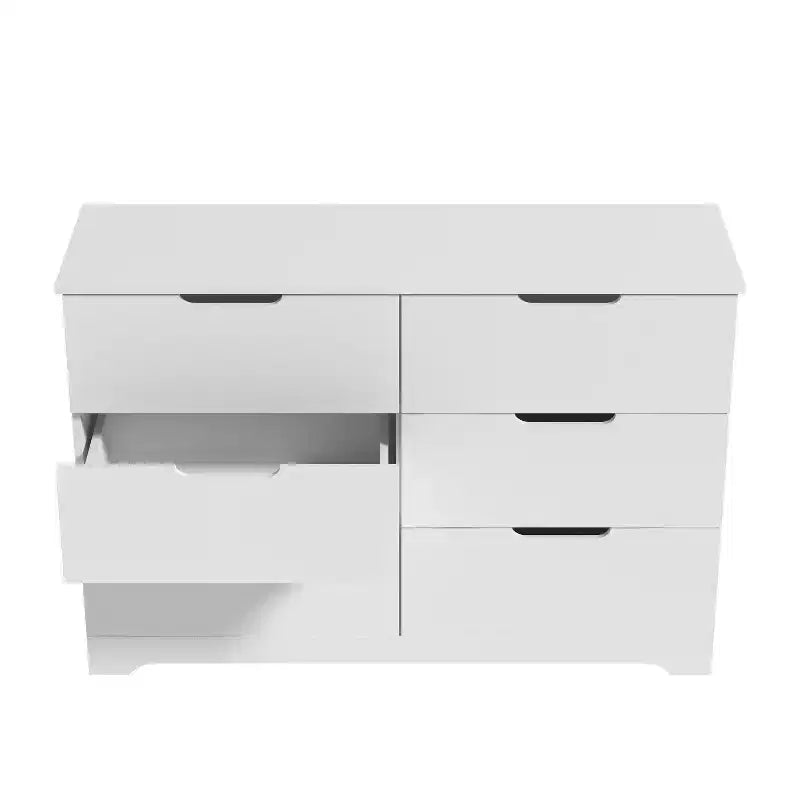 Comò a 6 cassetti in legno composito 119 cm x 80,5 cm