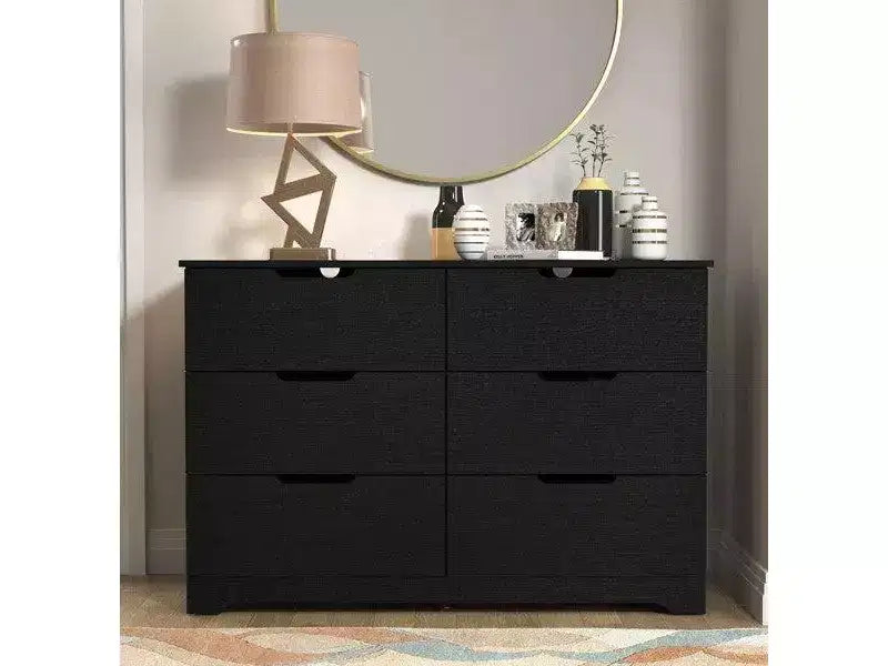 Manufactured Wood 6-Drawer Dresser 47'' x 31.7''