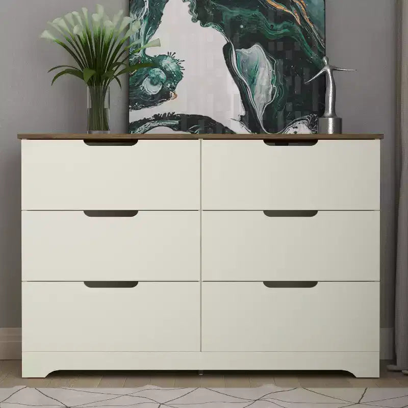 Manufactured Wood 6-Drawer Dresser 47'' x 31.7''