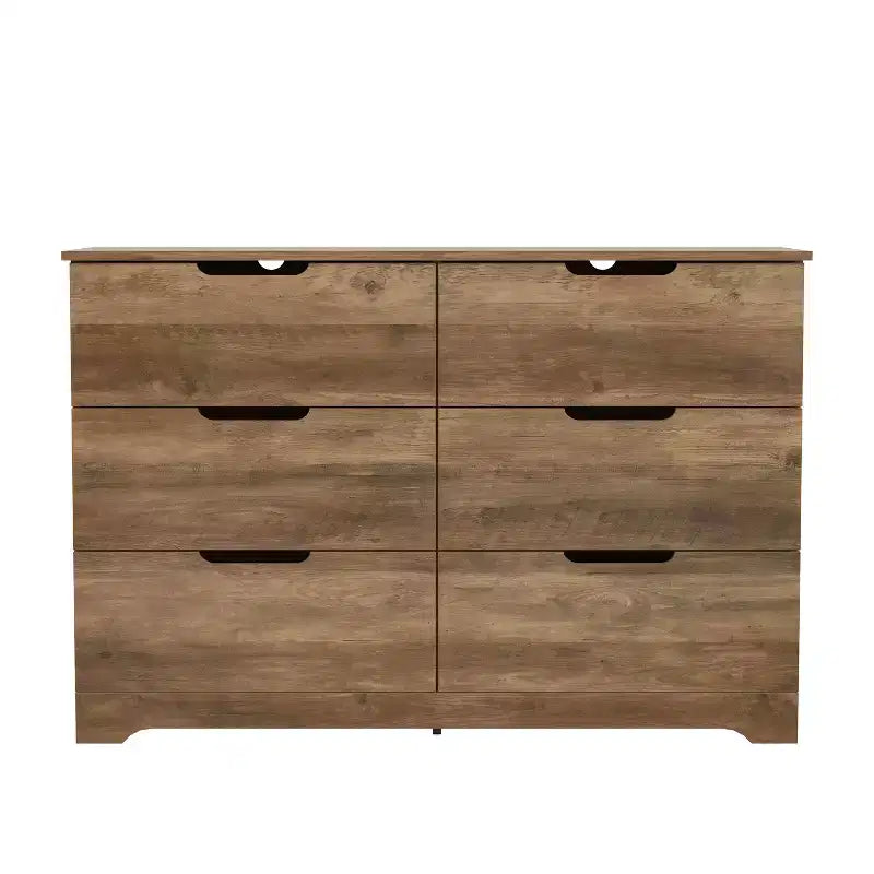 Manufactured Wood 6-Drawer Dresser 47'' x 31.7''