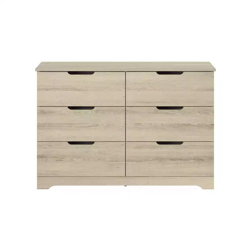 Manufactured Wood 6-Drawer Dresser 47'' x 31.7''