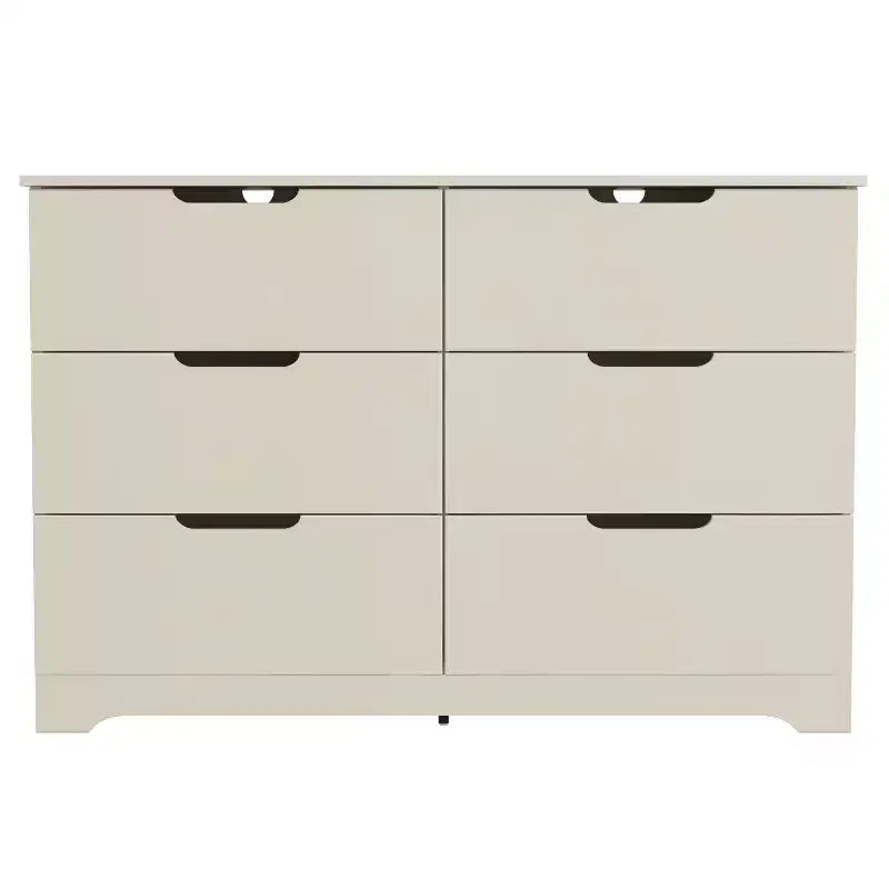 Manufactured Wood 6-Drawer Dresser 47'' x 31.7''