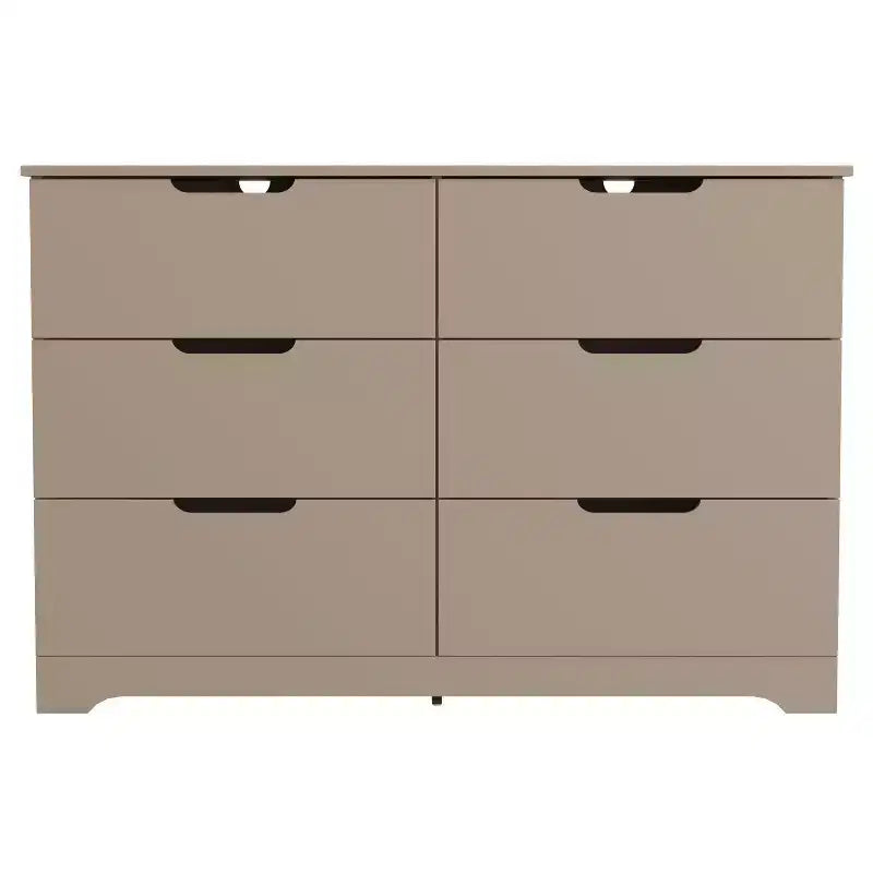 Manufactured Wood 6-Drawer Dresser 47'' x 31.7''