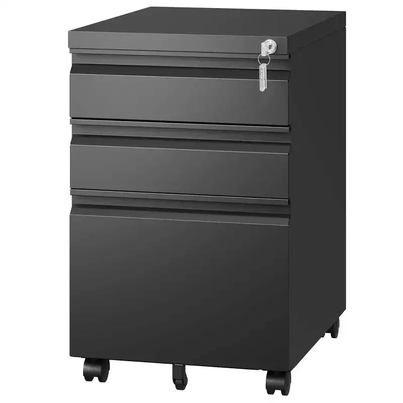 Classificatore mobile in metallo a 3 cassetti 37,3 cm x 60 cm