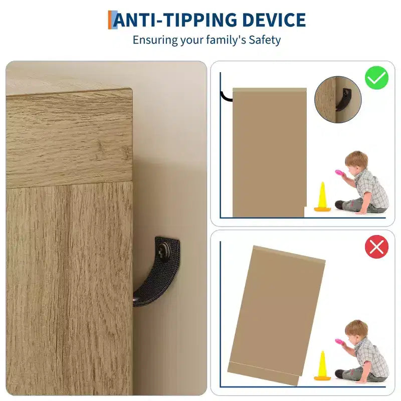 Armadio basso 43.3 con asta appendiabiti e 4 cassetti, mobile a 2 ante in legno con organizer per camera da letto