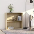 Libreria Sonoma Rovere Legno Multistrato, 2 Ripiani, Media