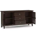 Large Stratford Sideboard Buffet Dark Chestnut Brown - WyndenHall