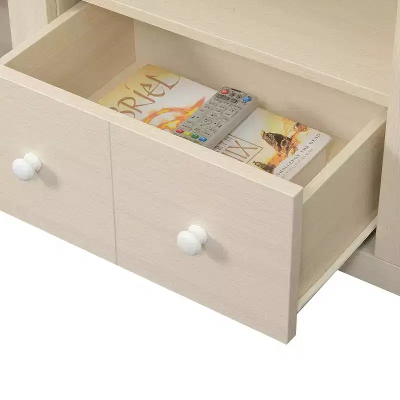 Mobile TV in MDF con ante in vetro 58.75'' x 26.5''