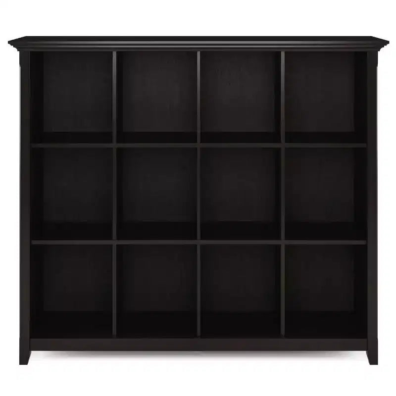 Libreria portaoggetti a 12 scomparti in compensato di pino 145 x 122 cm