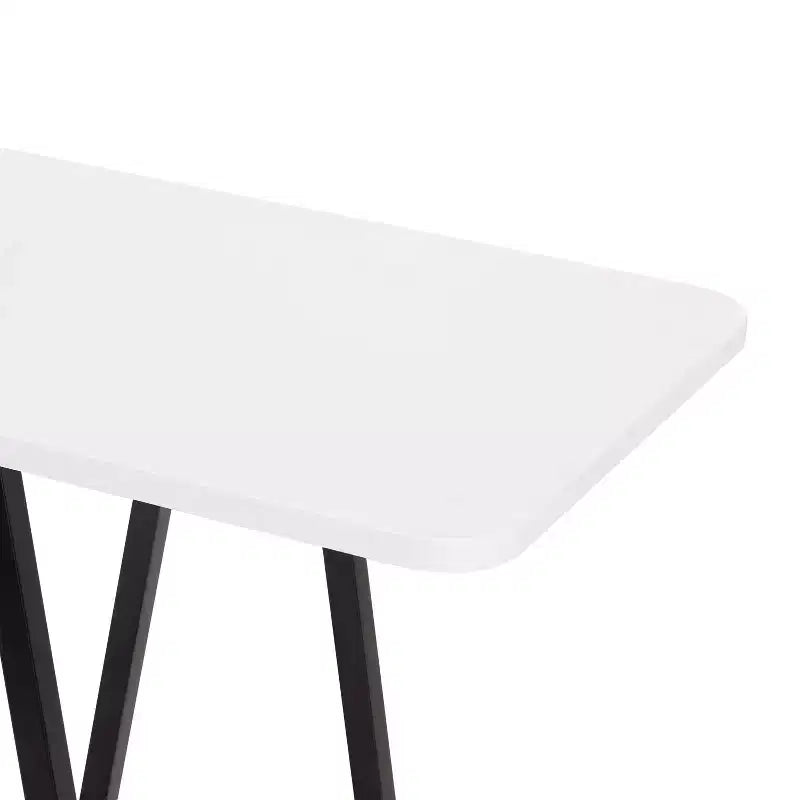 Mobile consolle moderno da 47,24" con 2 ripiani aperti, bianco