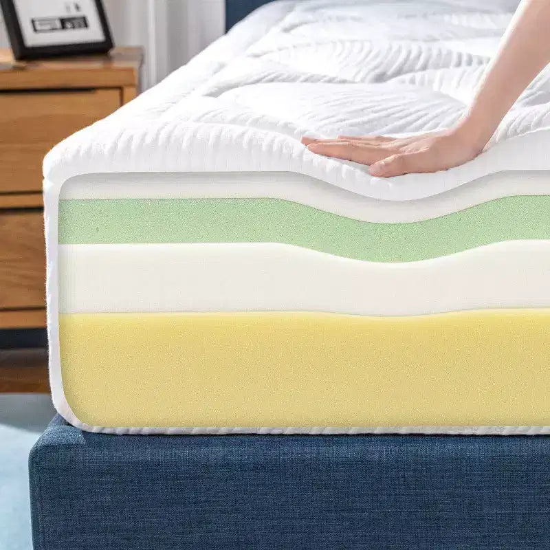 Materasso in memory foam poliuretanico una piazza 99 x 190 cm