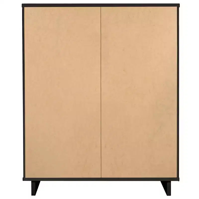 Comò alto in legno a 5 cassetti 96 x 124,4 cm